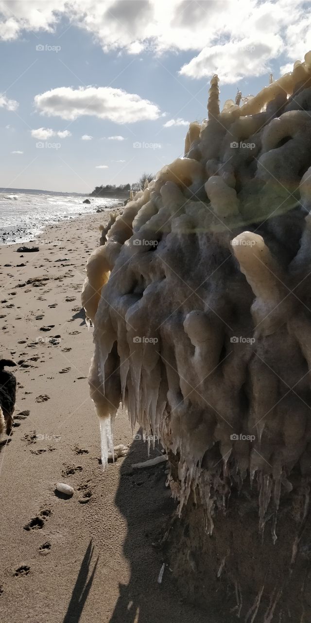 icesculpture at the north of Germany