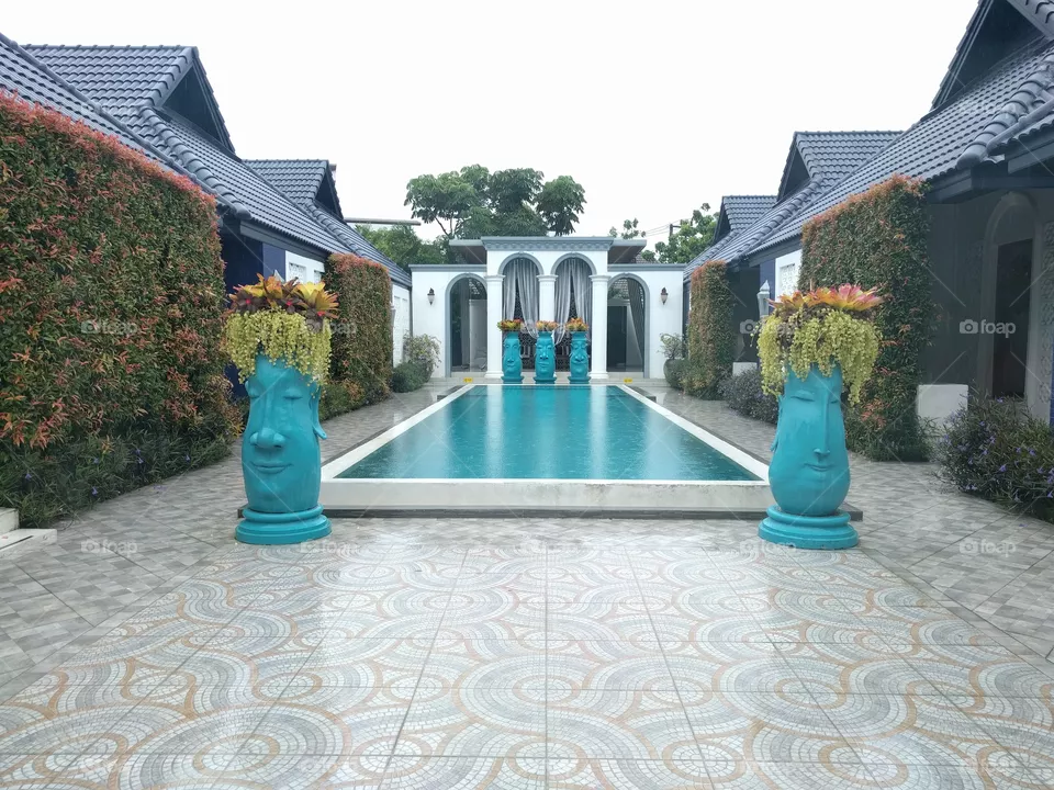 Luxury, Architecture, Dug Out Pool, Summer, House