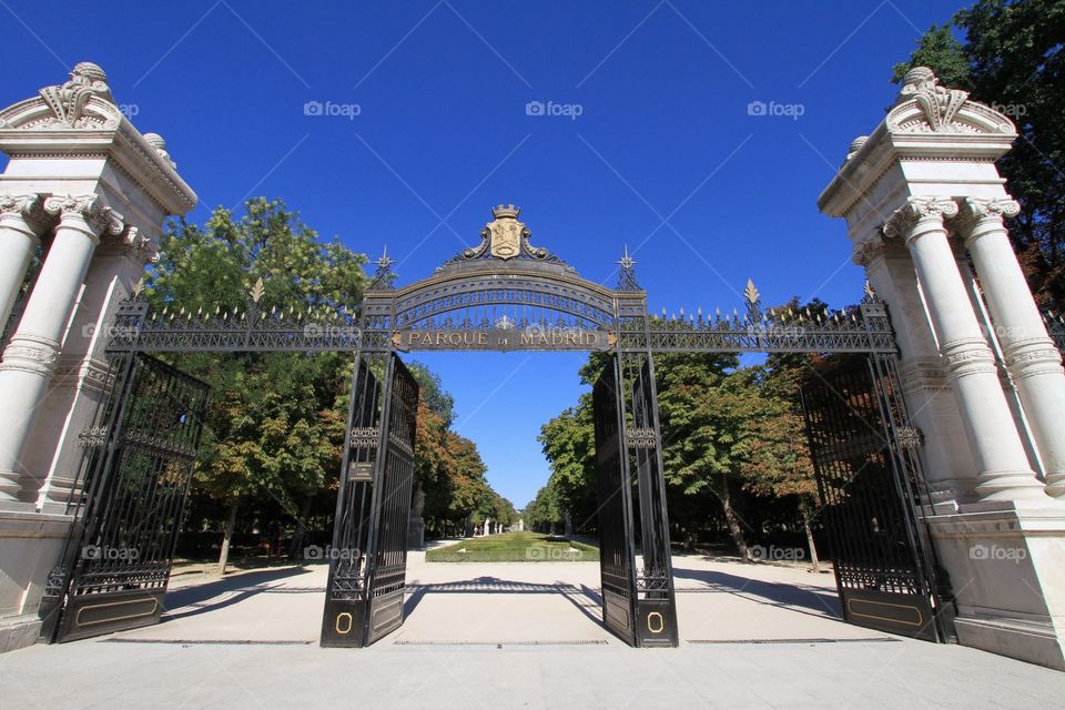 Park in Madrid 