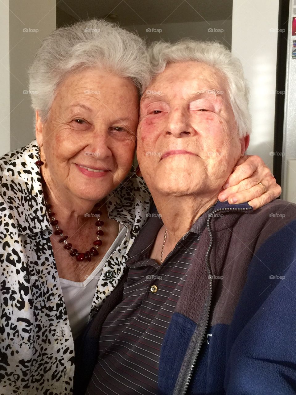 Senior couple. Portrait of senior couple in the kitchen 