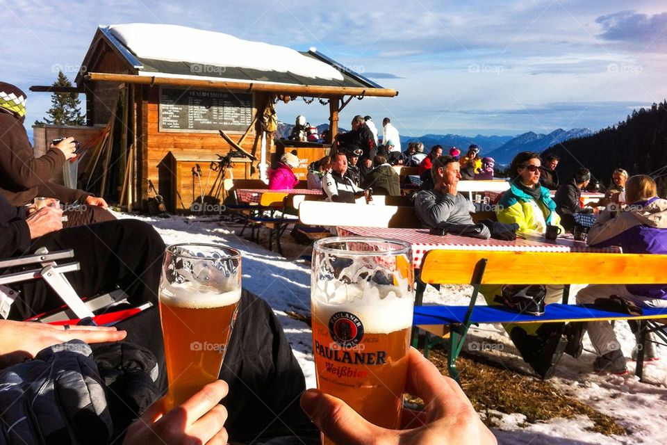 Cheers in the alps