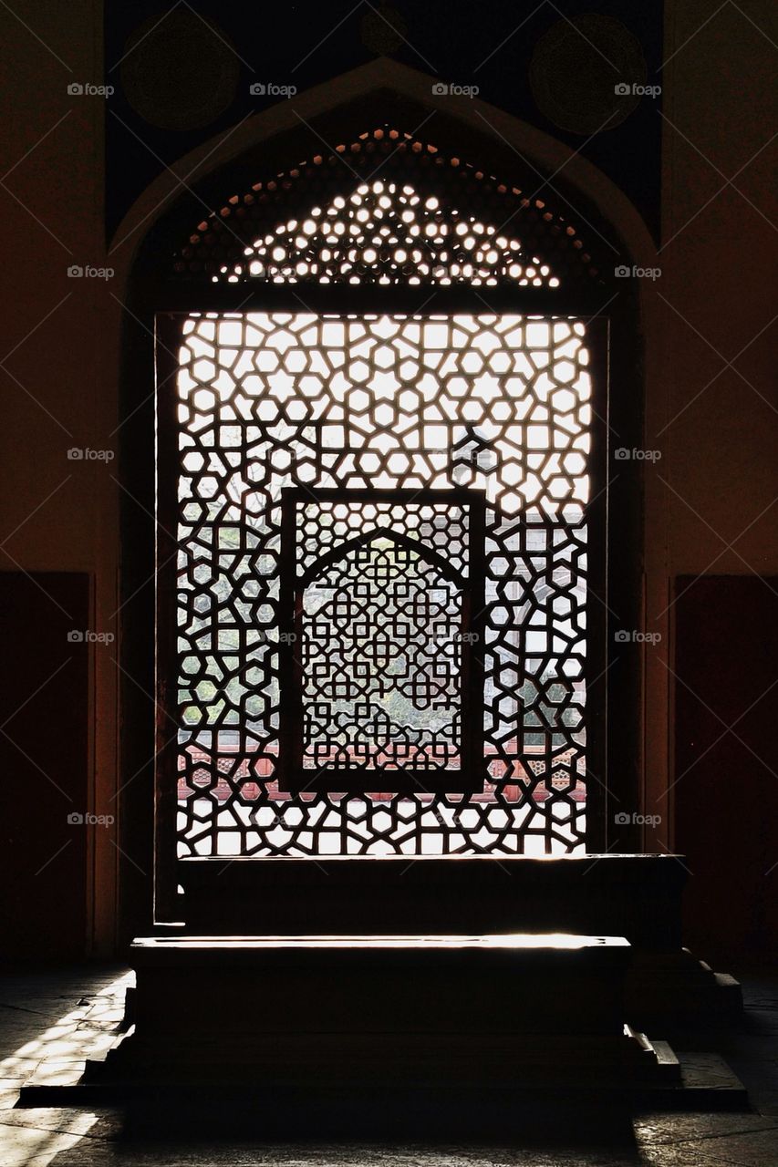 Humayun tomb windows