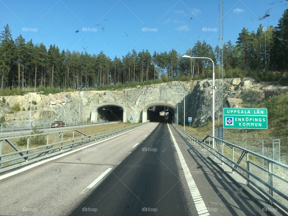 Sweden tunnels vehicle 