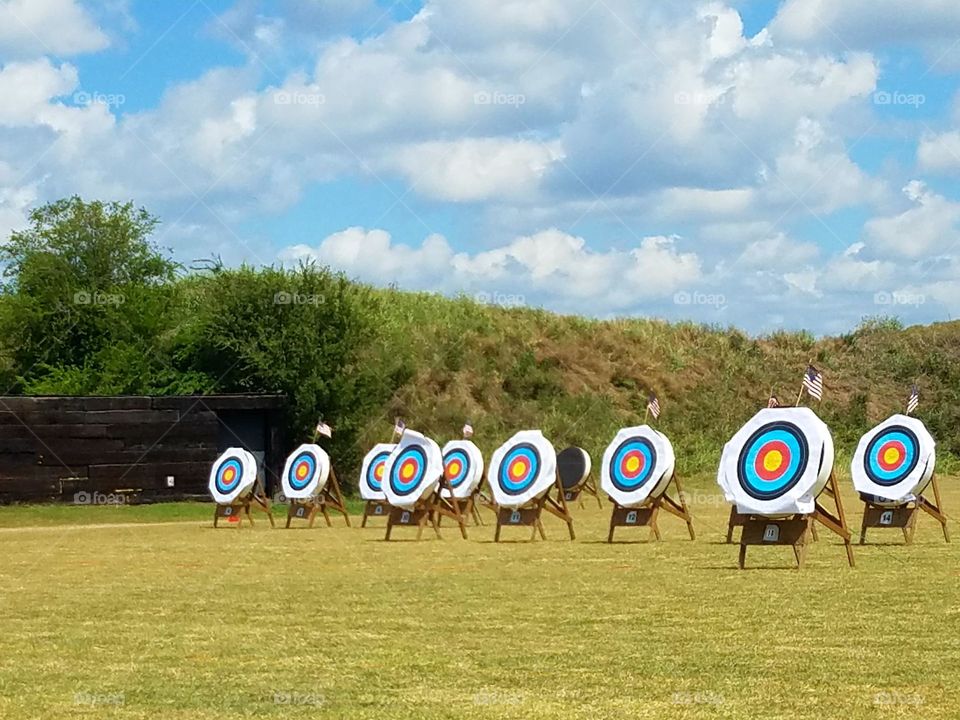 archery target range