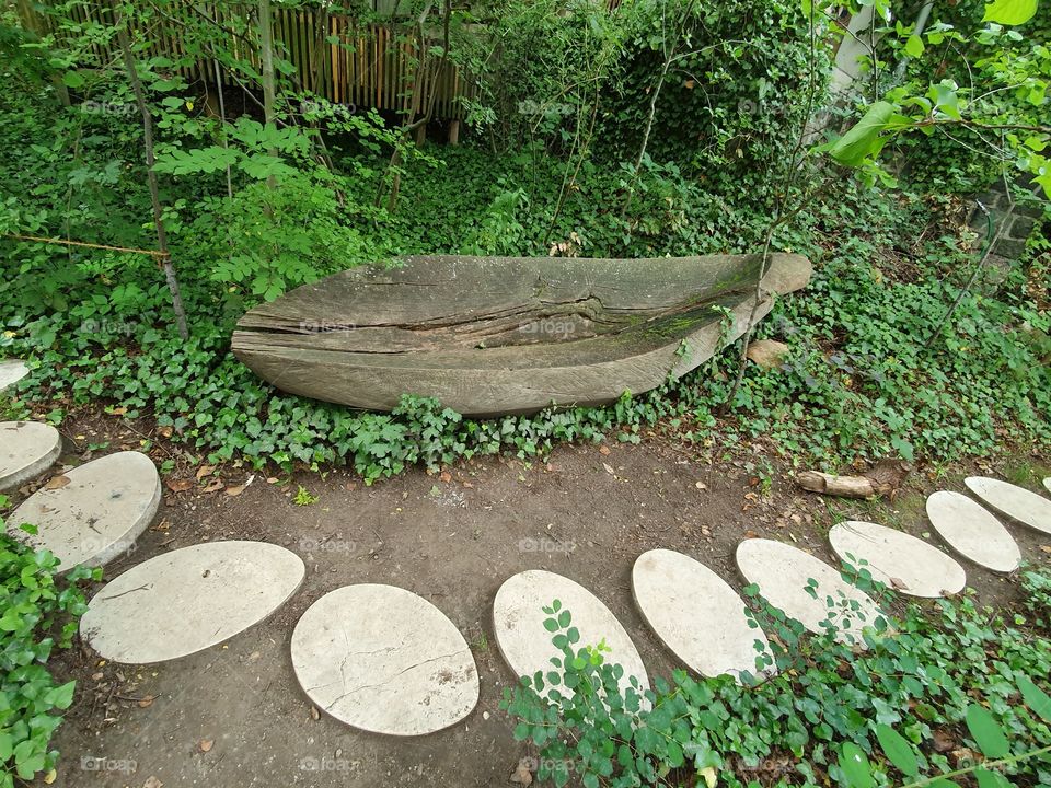 an old pease of wood