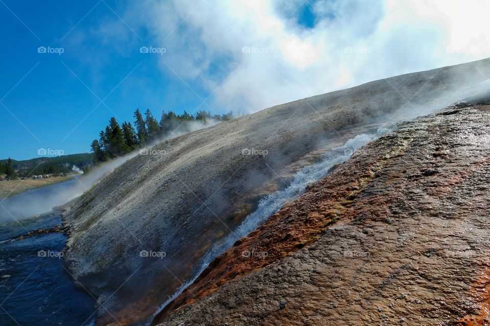 steamy views in Yellowstone 2015 