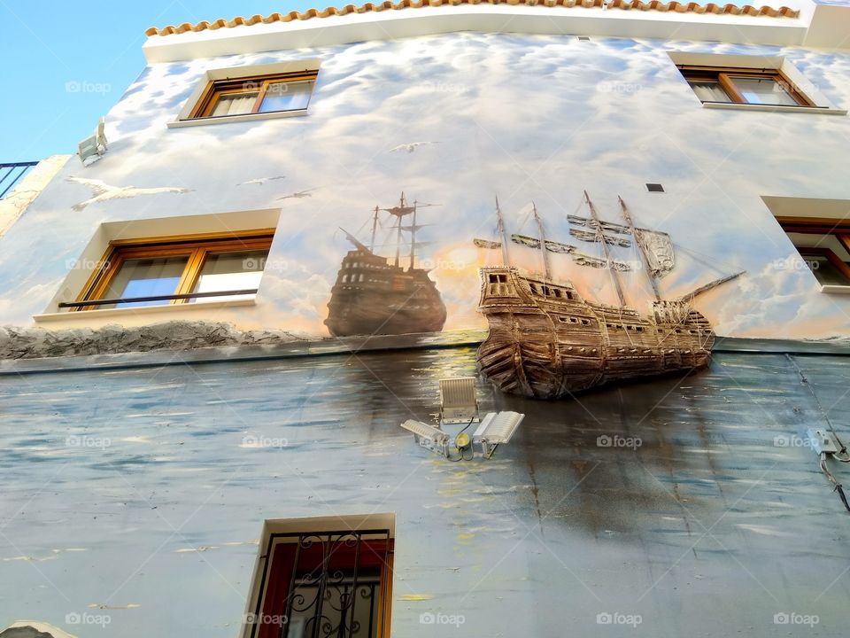 sea theme wall design