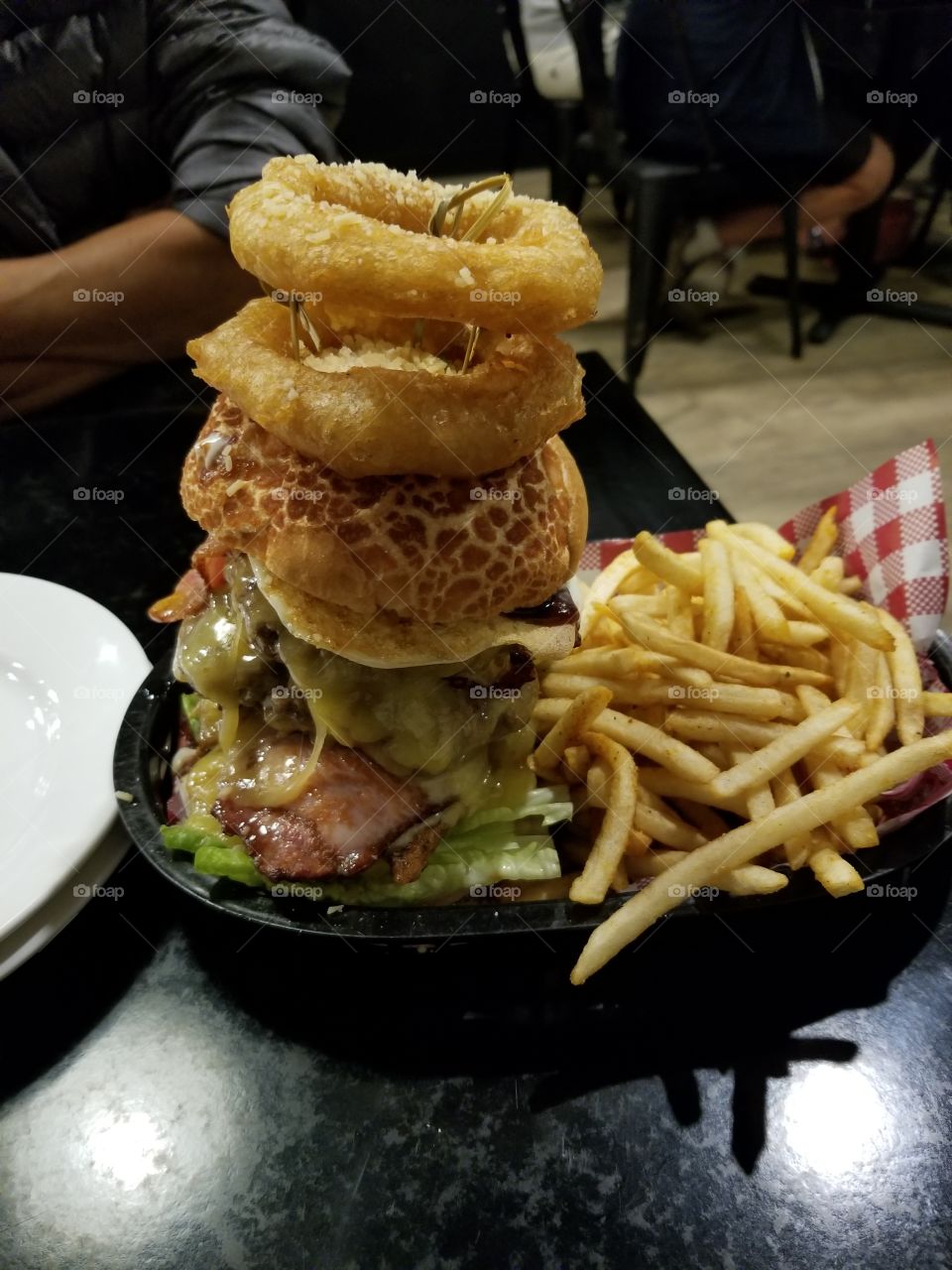 biggest hamburger I ever ate