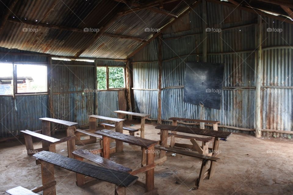 Africa school room . Classroom 