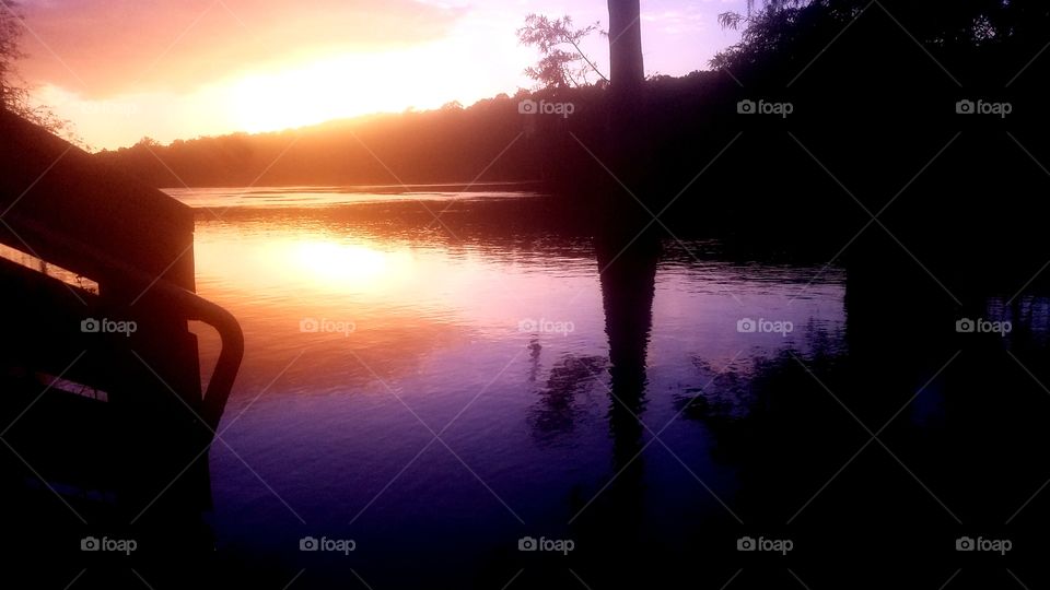 Sunset, Dawn, Water, Evening, Sun