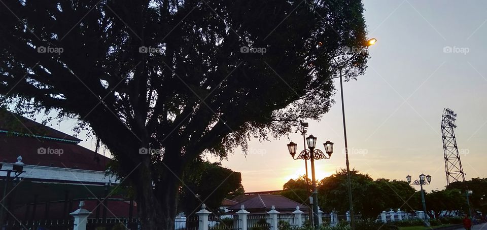 Sunset at Keraton Yogyakarta