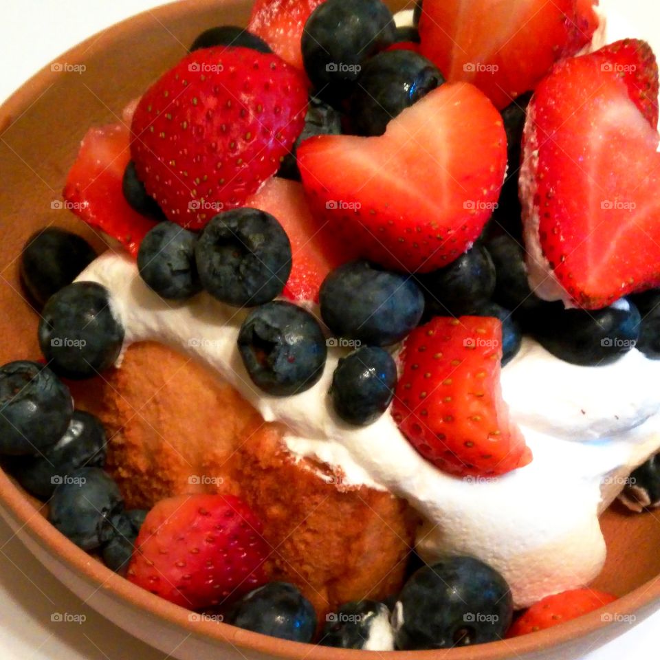 Fruit-topped Shortcake