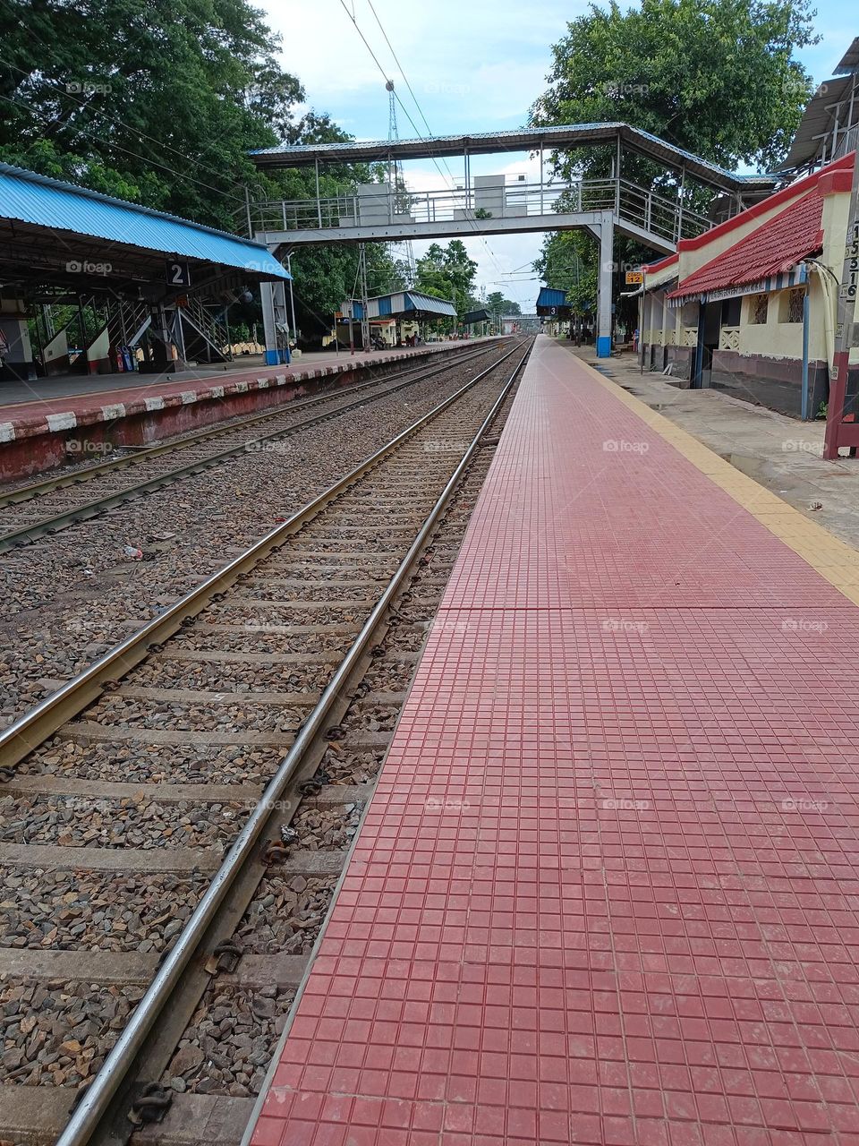 The railway station