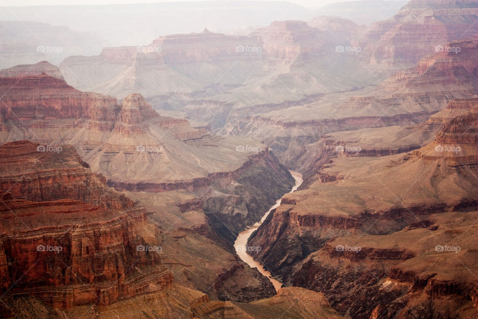 Grand canyon at dusk