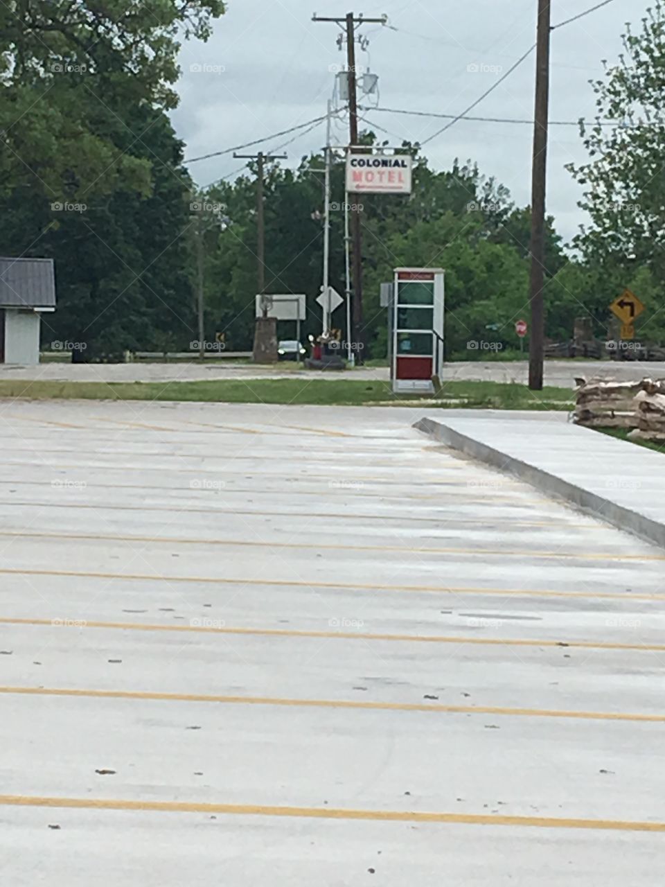 Remember when, old pay phone box. The phone is long gone but the box is still there.