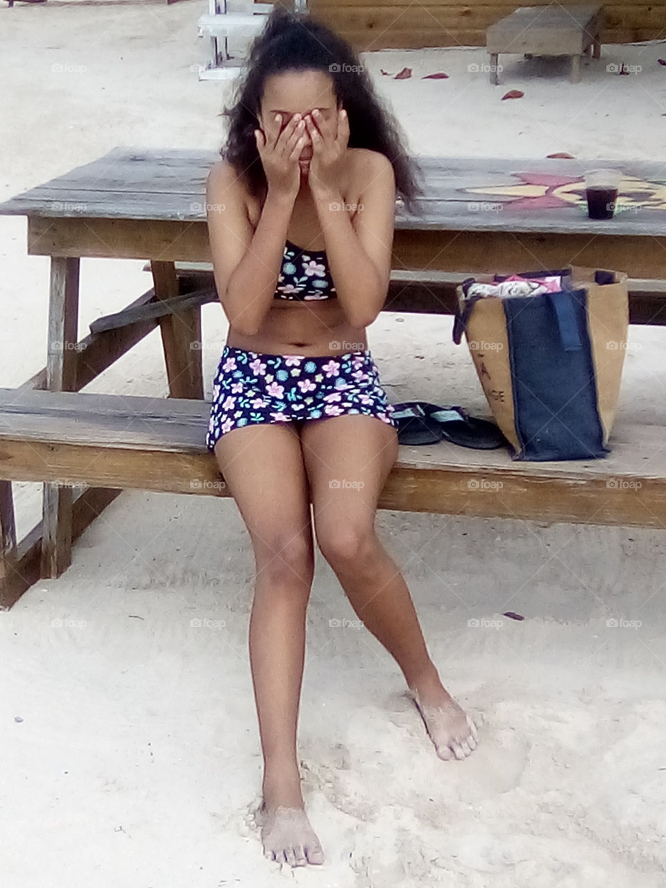 my daughter is doing great and have a wonderful journey to her self on the beach with a fun time.