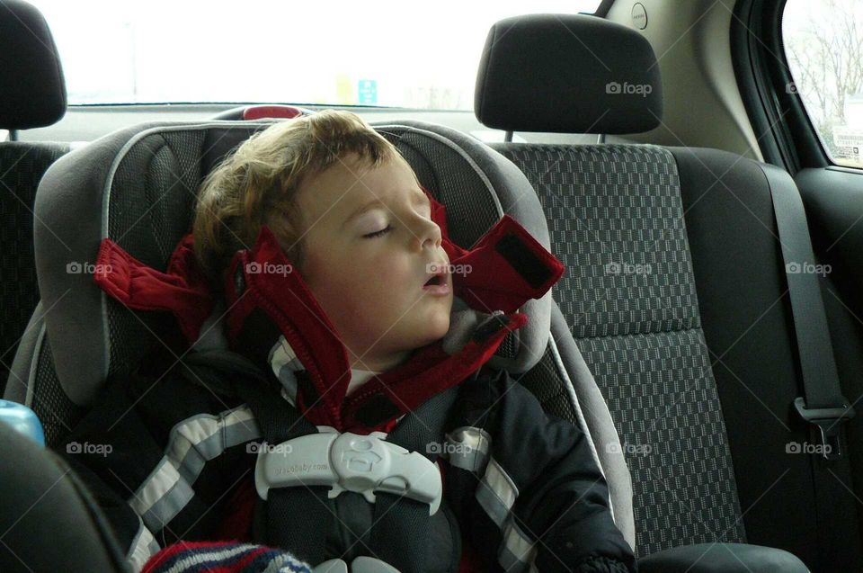 Sleeping in the car