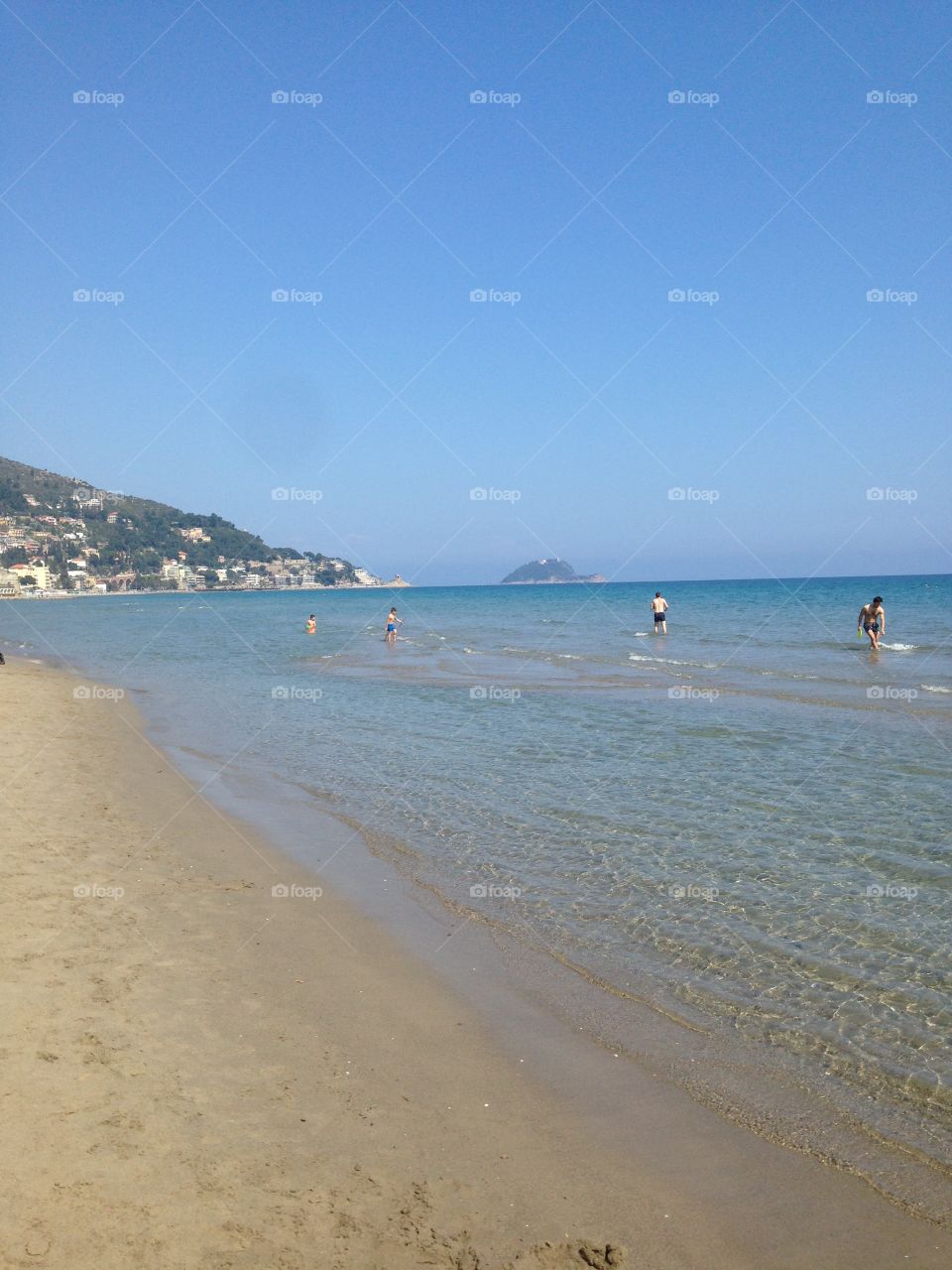 Alassio beach