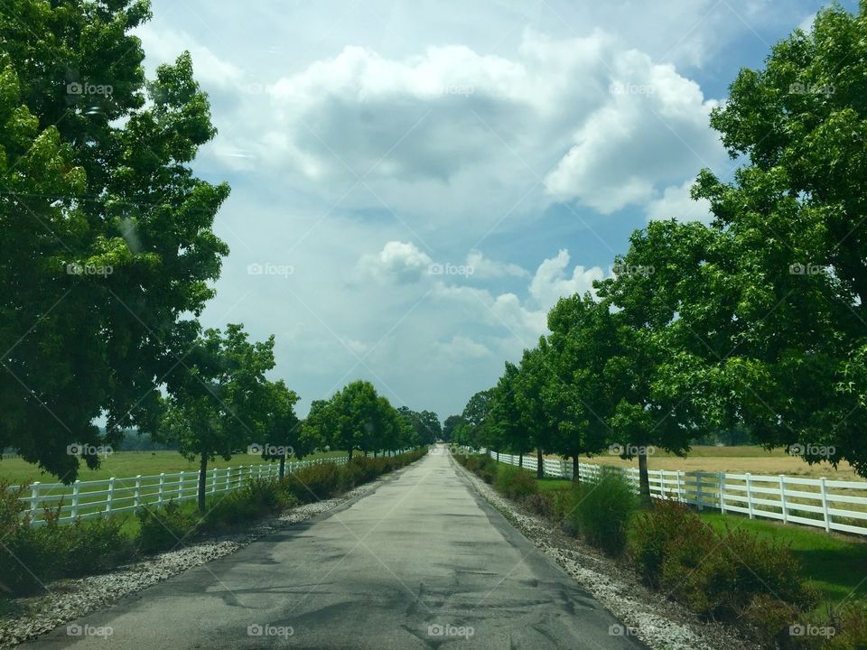 Country Road. Country Road in Greenwood, Arkansas