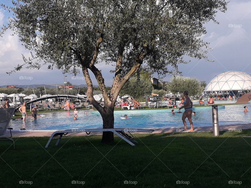 at the thermal pools