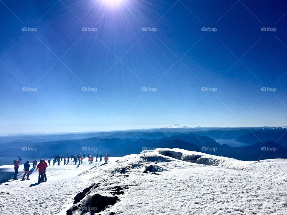 Climbing Volcán Villarrica in southern Chile 