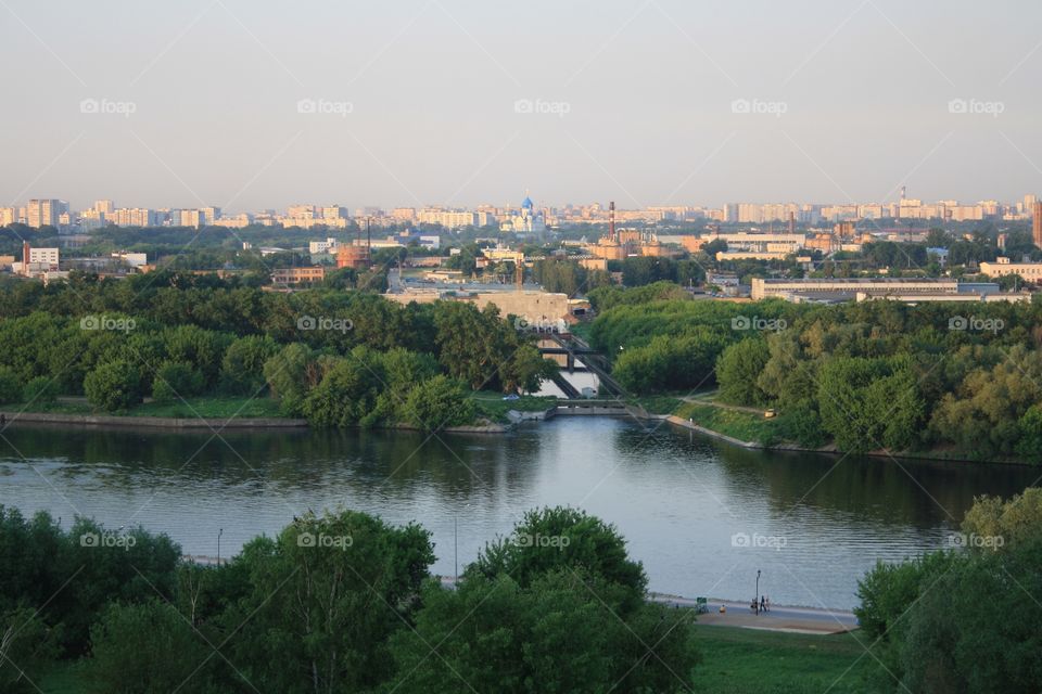 Moscow from Kolomenskoye park