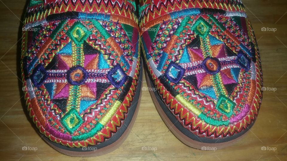 cherbil or womens  traditional shoes in morroco