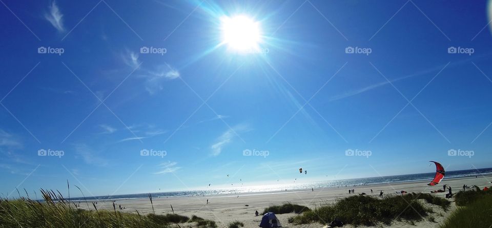 Glorious summer day on