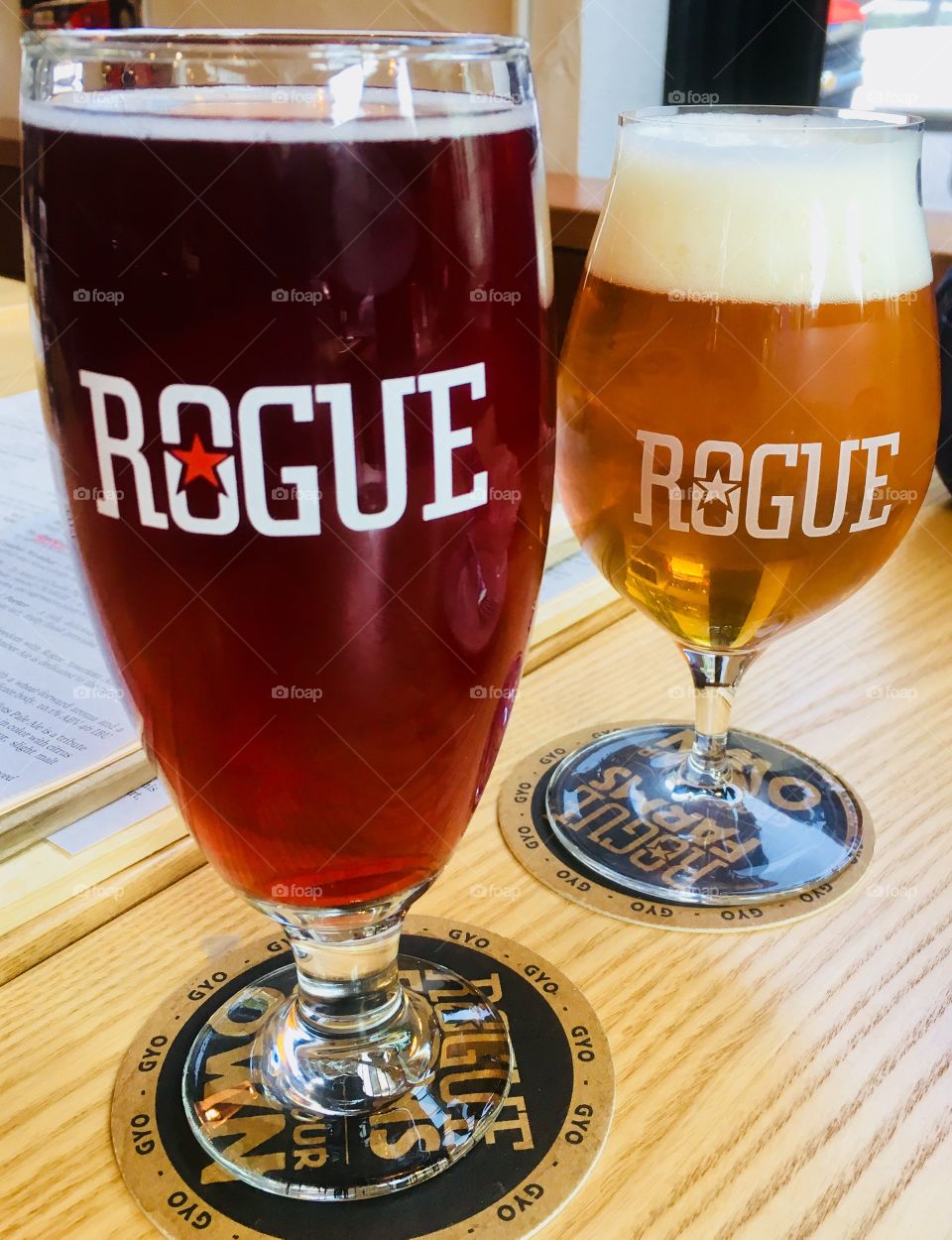 Marionberry Sour & 10Hop IPA @ Rogue Pubhouse, Pearl District, Portland, Oregon
