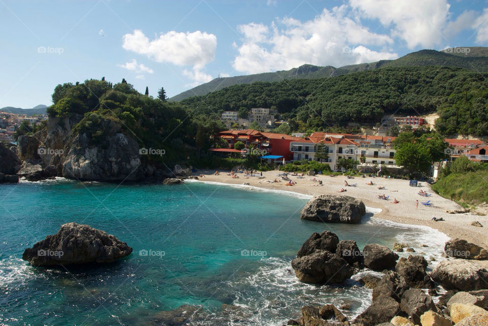 ocean sun forest relax by christofferv