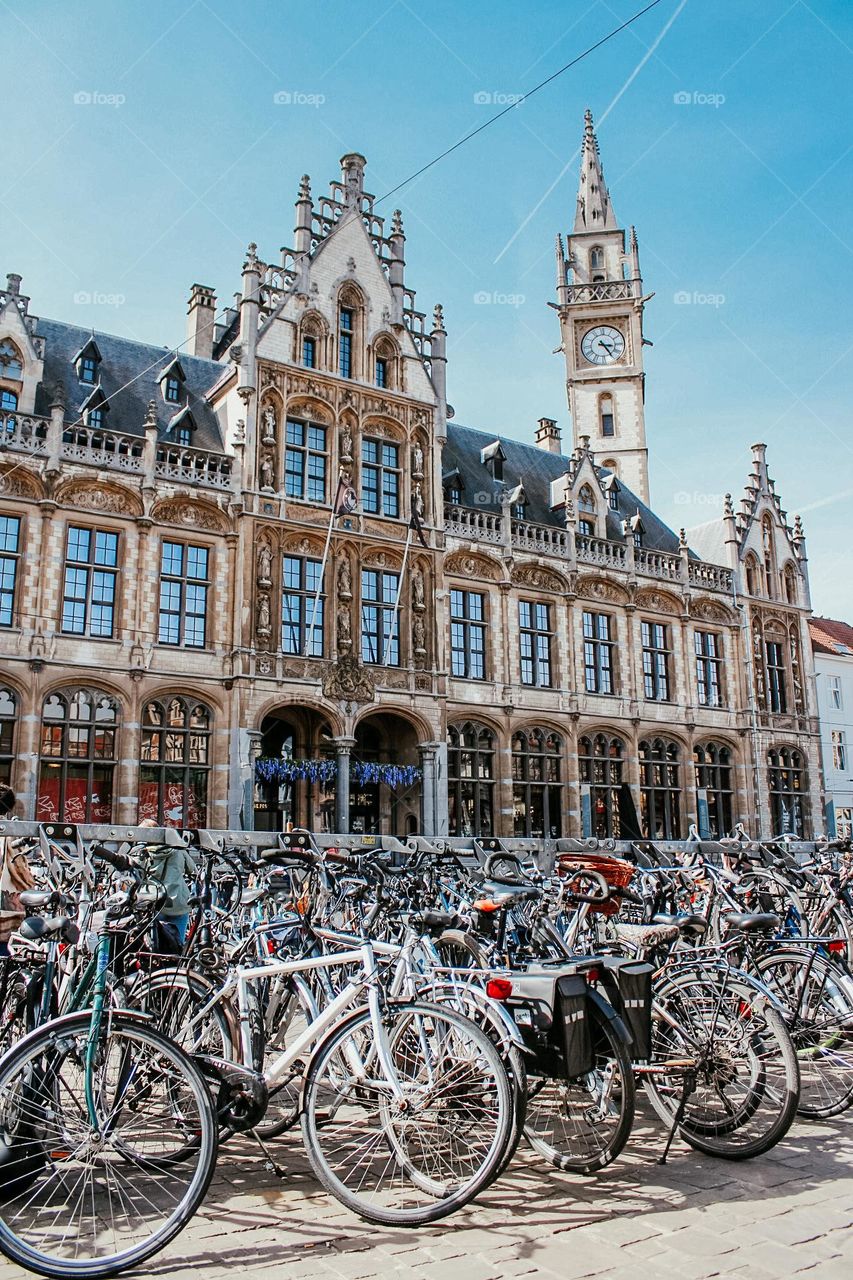 bike parking in city center