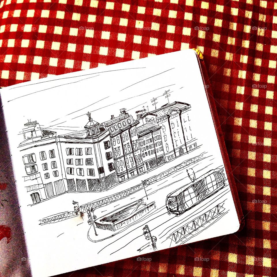 Sketching Saint Petersburg 