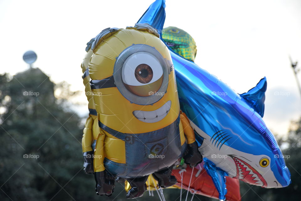 Cute minion ballon