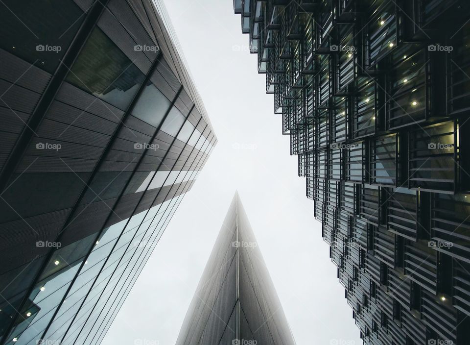 Low angle view of office building