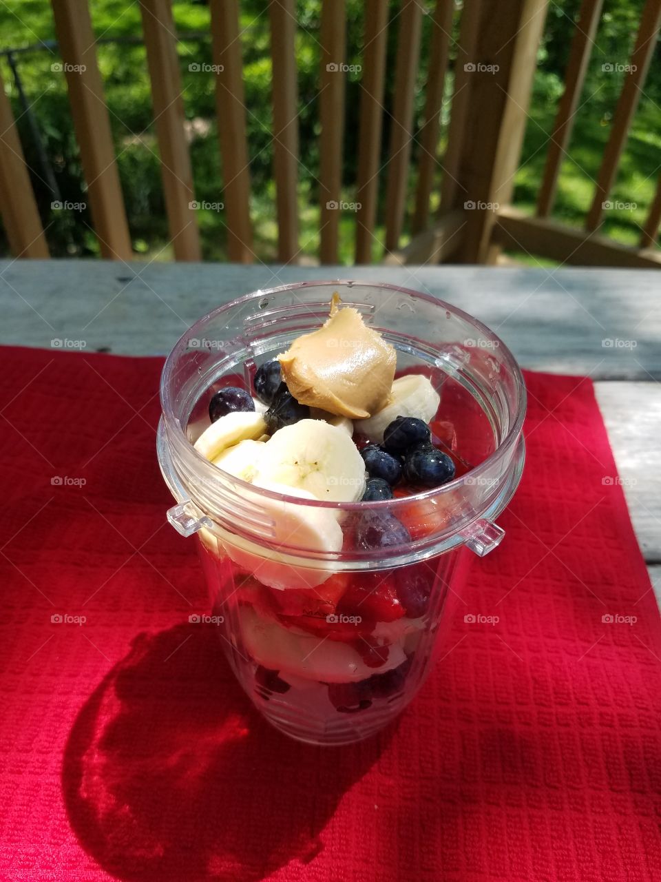 Fresh fruit smoothie