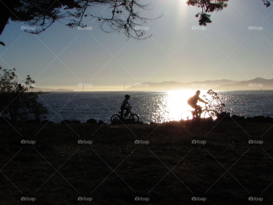 Sunset, Water, Evening, Dawn, Landscape