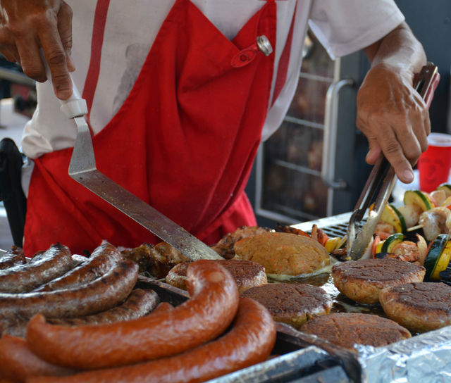 Chef preparing food