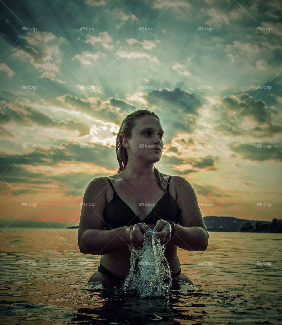 hd kranidi Greece and hdr sea