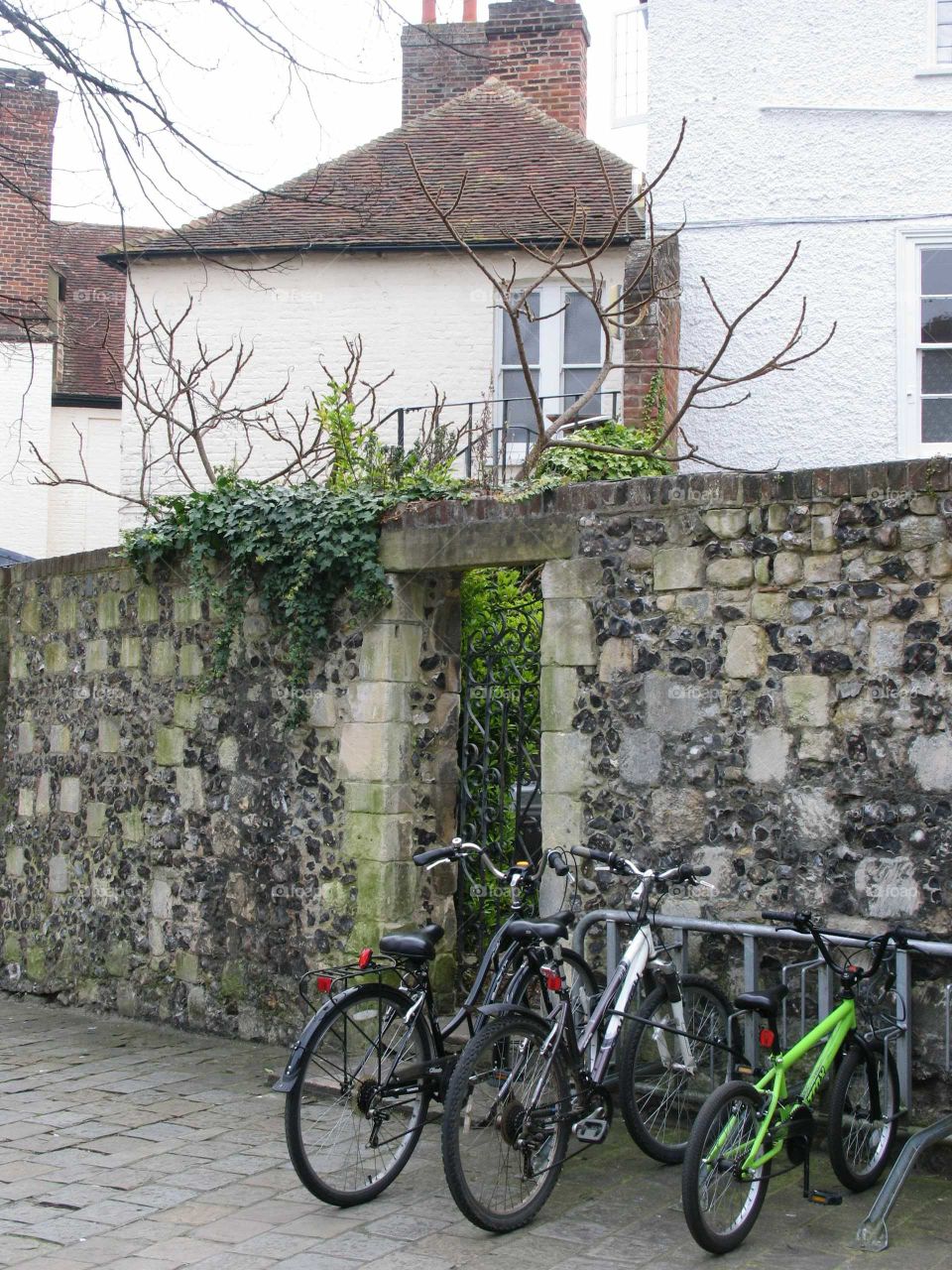 Stone wall at Canterbury