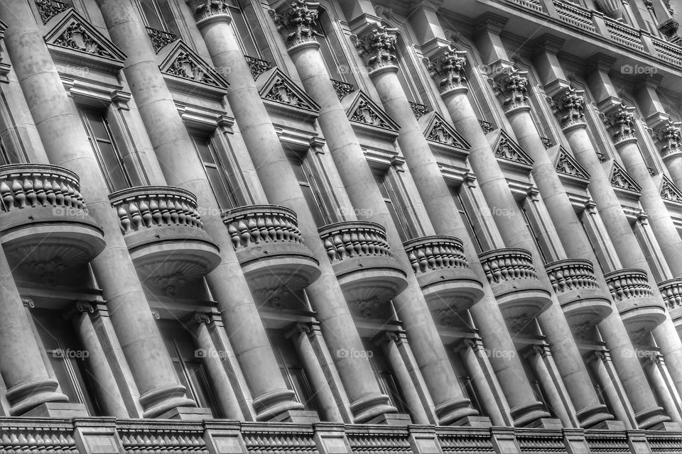 Architecture of a building at Barcelona