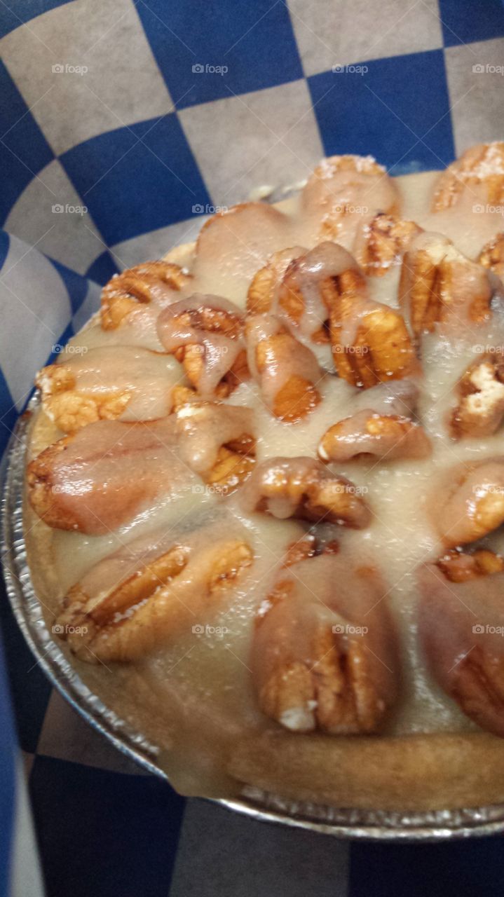 Salted Pecan Praline Pie