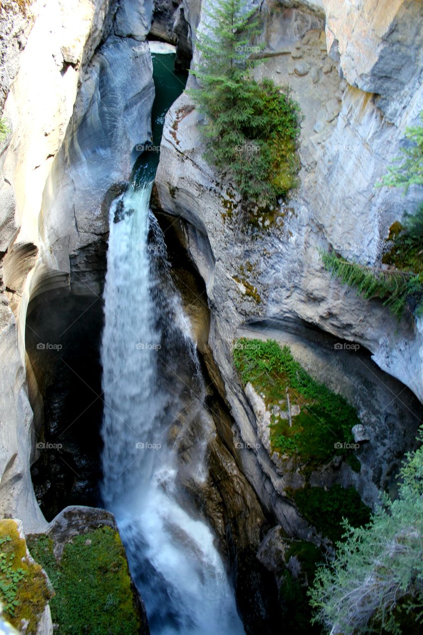 canyon waterfall