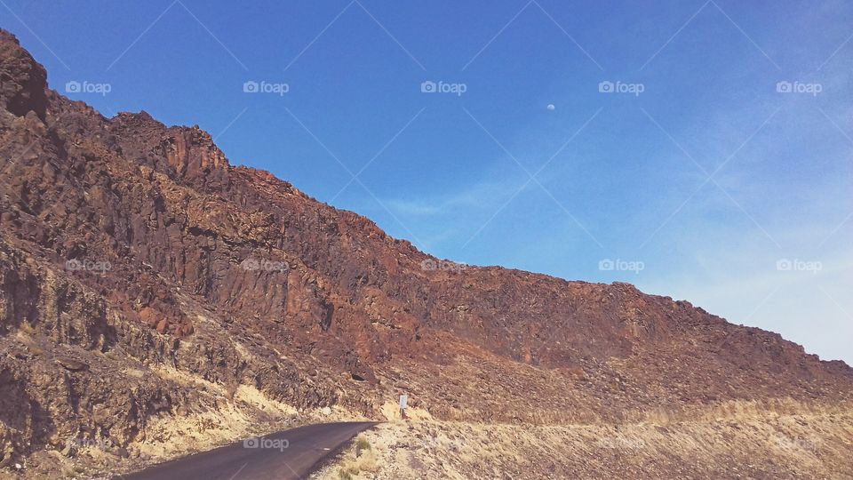 the road leading to the dead sea