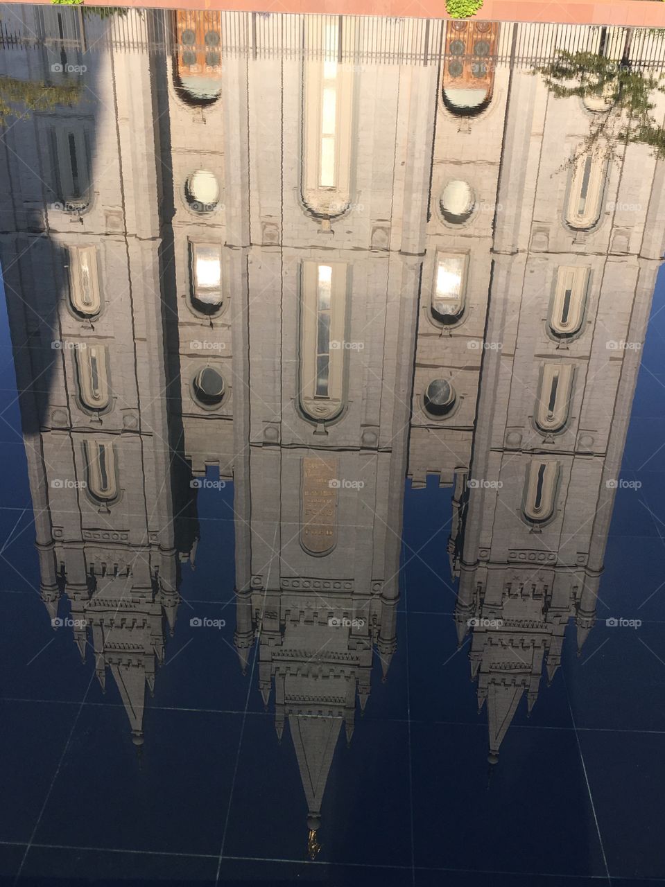 Temple reflection 