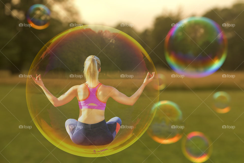 Bubble yoga