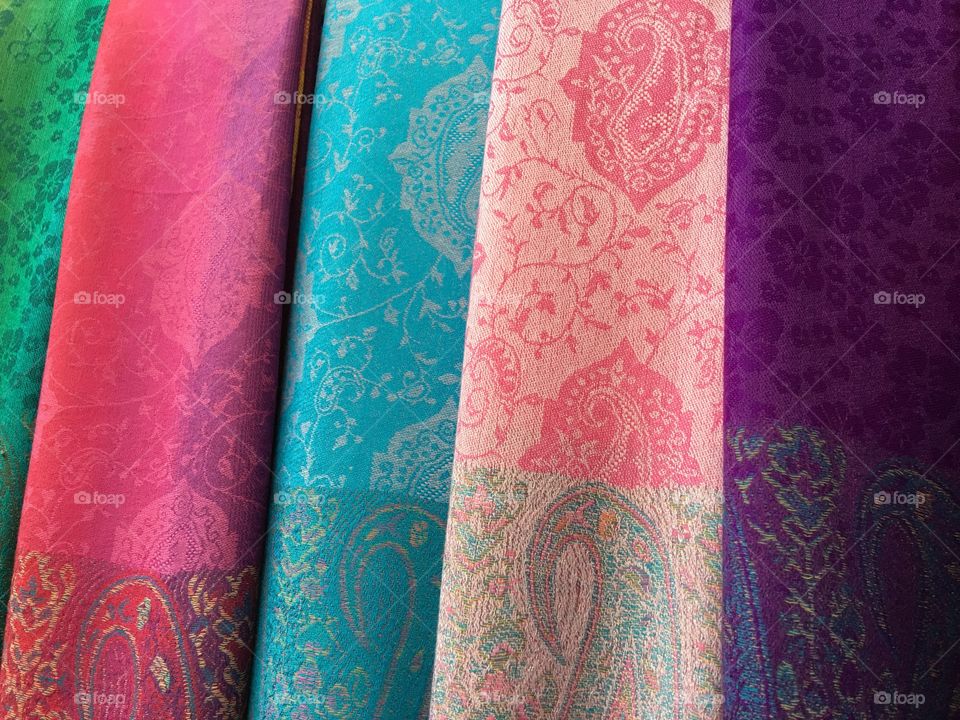 Pashminas in Morocco 