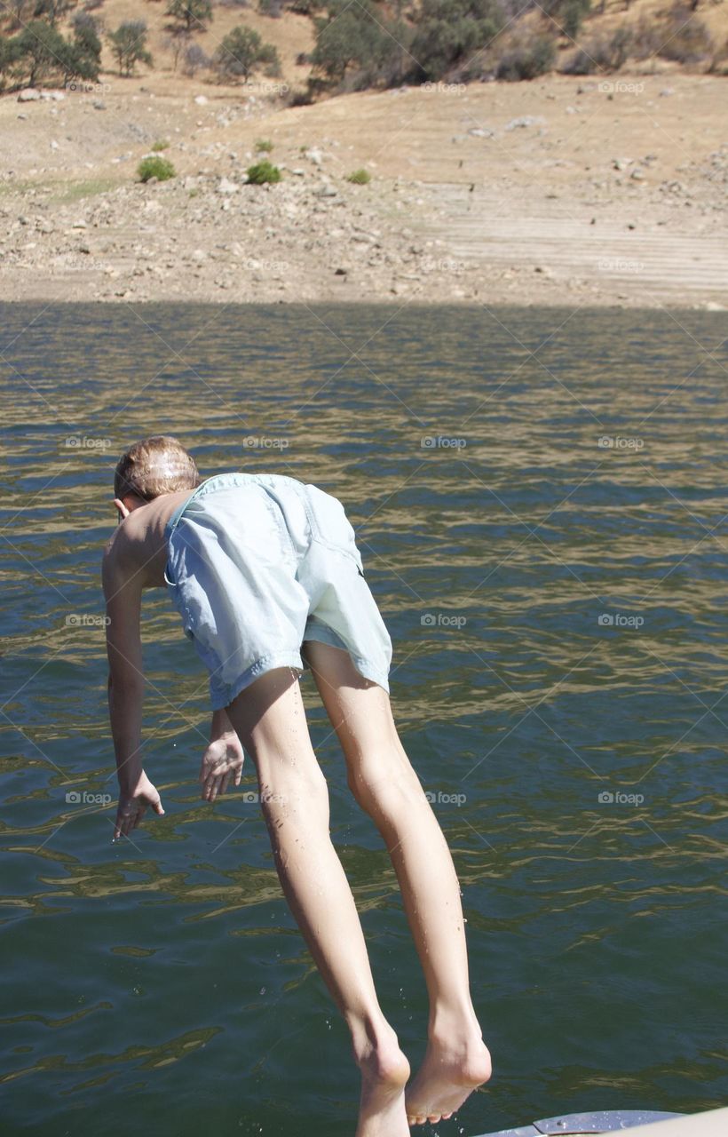 Diving From The Boat