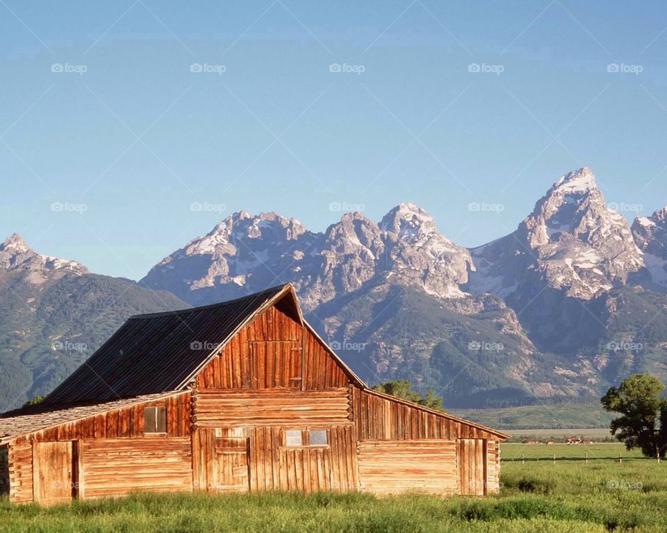 Barn in the Tetons 