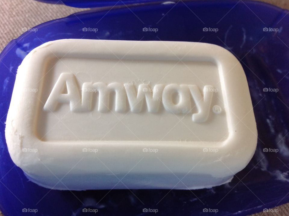 Soap. A bar of Amway soap

