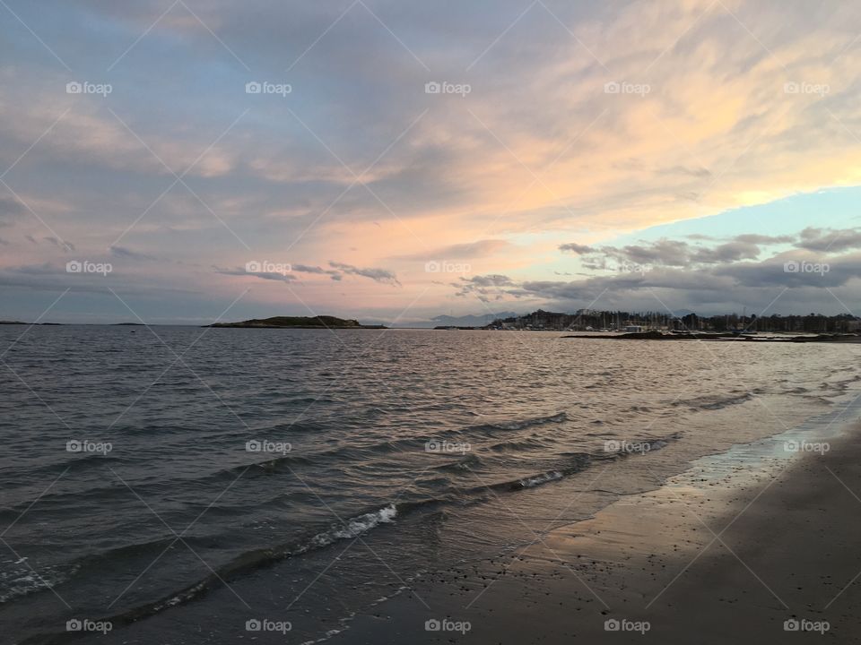 Scenic view of beach